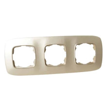 Рамка 3-на чорний-золото ELA