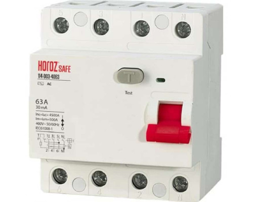 ПЗВ SAFE 63А 4P