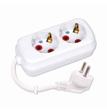 Подовжувач 2 гнізда 3 М з заземленням