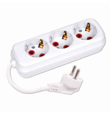 Подовжувач 3 гнізда 3 М з заземленням