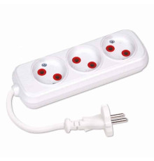Подовжувач 3 гнізда 3 М без заземлення