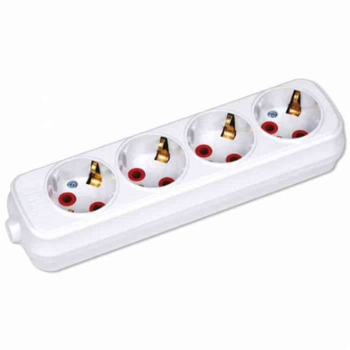 Колодка 4 гнізда з заземленням · HOROZ ELECTRIC · 11523