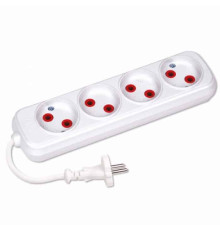 Подовжувач 4 гнізда 3 М без заземлення