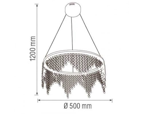 Світлодіодна люстра ASTORIA-32 32W