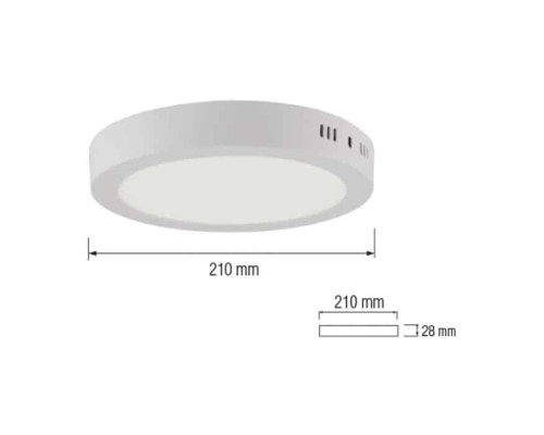 Світлодіодний світильник CAROLINE-18 18W 6400К