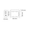 Пульт для люстр трьохлінійний CONTROLLER-3 max 300W · HOROZ ELECTRIC · 12650 — 2