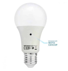 Світлодіодна лампа DARK-10 з сутінковим датчиком 4200K