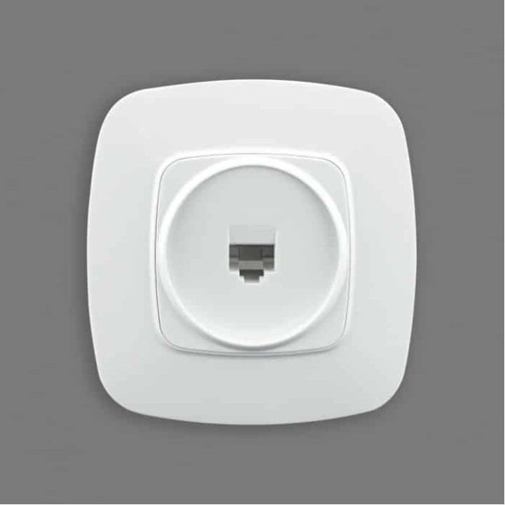 Розетка комп'ютерна біла ELA · HOROZ ELECTRIC · 8631