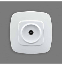 Розетка ТВ біла ELA