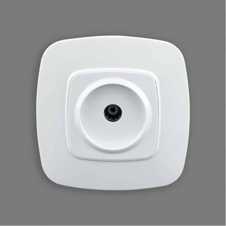 Розетка ТВ біла ELA · HOROZ ELECTRIC · 8710