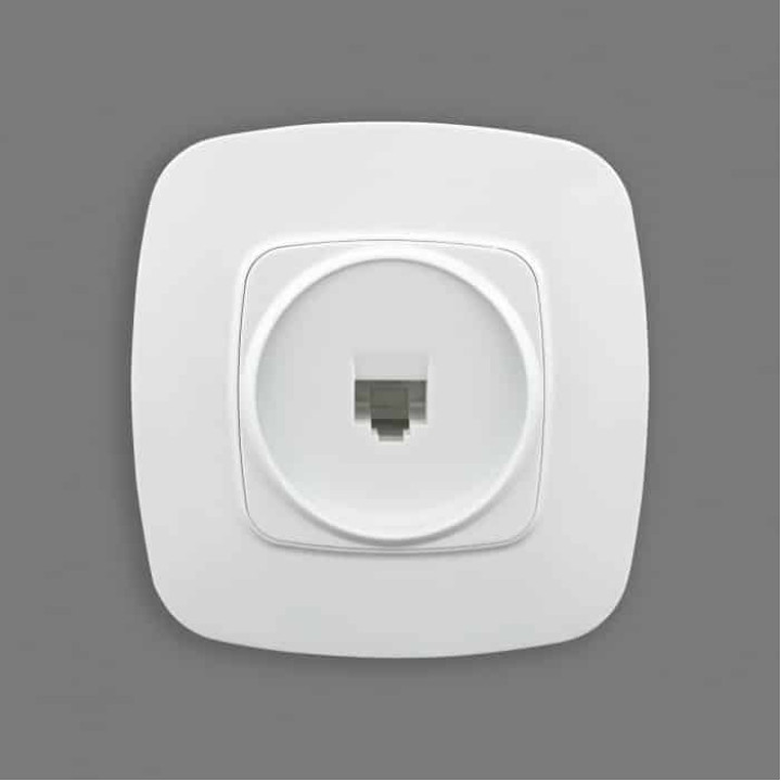 Розетка телефонна біла ELA · HOROZ ELECTRIC · 8682