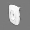 Розетка телефонна біла ELA · HOROZ ELECTRIC · 8682 — 4