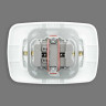 Розетка подвійна з заземленням біла ELA · HOROZ ELECTRIC · 11751 — 3