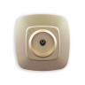 Розетка ТВ золото ELA · HOROZ ELECTRIC · 8740