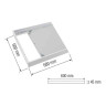 Рамка накладна для панелі Galaksi Frame-6060 · HOROZ ELECTRIC · 8574 — 2