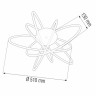 Світлодіодна люстра GENESIS 100W · HOROZ ELECTRIC · 10631 — 2
