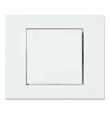 Вимикач 1-клавішний білий GRANO