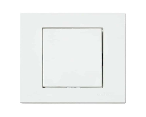 Вимикач 1-клавішний білий GRANO