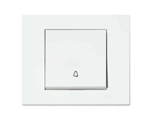 Кнопка дзвінка біла GRANO