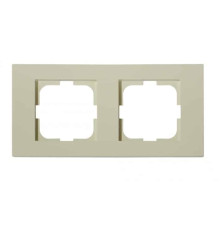 Рамка 2-на кремова GRANO