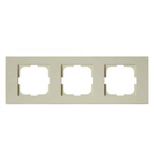 Рамка 3-на кремова GRANO