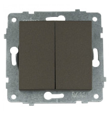 Механізм вимикача 2-клавішного GRANO мока