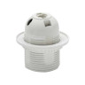 Патрон пластиковий з юбкою Е27 білий · HOROZ ELECTRIC · 8275