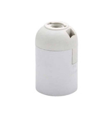 Патрон пластиковий Е27 білий
