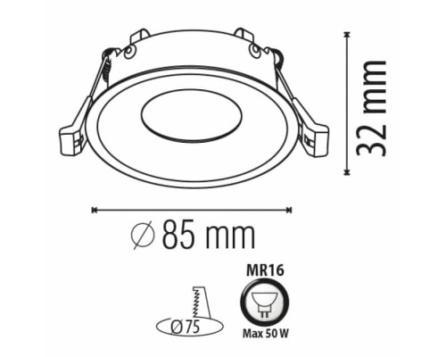 Світильник-спот KARANFIL-R