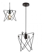 Світильник підвісний KEPLER Е27 чорний