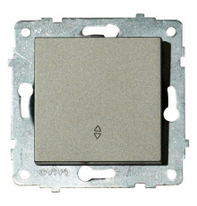 Механізм вимикача прохідний 1-клавішний GRANO антрацит