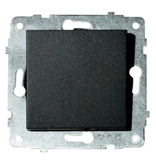 Механізм вимикача 1-клавішний GRANO чорний