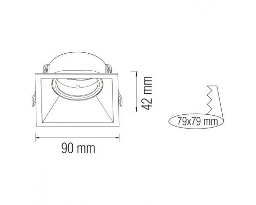 Світильник-спот MEYAN-S білий