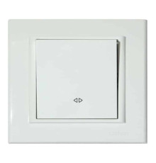 Вимикач реверсивний білий MINA