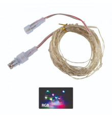 Гірлянда вулична світлодіодна вологозахищена в силіконі MONTANA-RGB