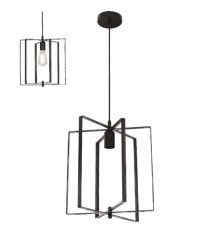 Світильник підвісний NOBEL Е27 чорний