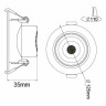 Світлодіодний світильник NORA-12 12W 6400К · HOROZ ELECTRIC · 10728 — 2