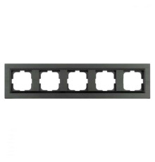 Рамка 5-на QUANTUM антрацит