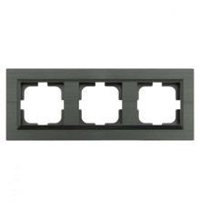 Рамка 3-на QUANTUM сірий магніт