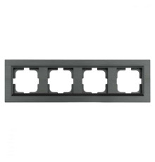 Рамка 4-на QUANTUM сірий магніт