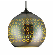 Світильник підвісний RADIAN Е27 3D-ефект круглий хром