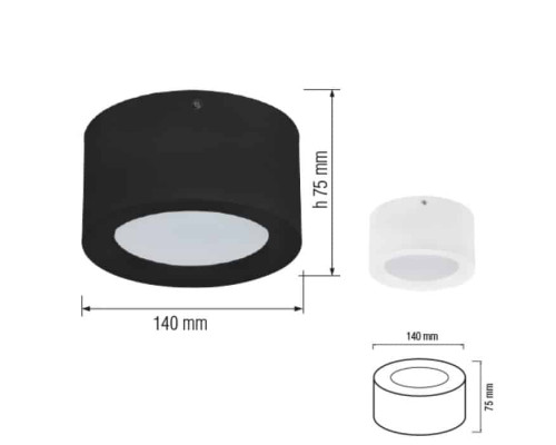 Світлодіодний світильник SANDRA-10 10W