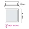 Світлодіодний світильник врізний Slim/Sq-12 12W 4200К · HOROZ ELECTRIC · 10255 — 2