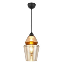 Світильник підвісний SPARK-2 янтарний+мідь
