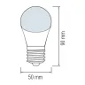 Світлодіодна лампа SPECTRA 3W E27 синя · HOROZ ELECTRIC · 7464 — 2