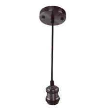 Світильник підвісний TESLA Е27 чорний перламутр