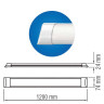 Світлодіодний світильник TETRA/SQ-54 54W 4200K · HOROZ ELECTRIC · 10953 — 2