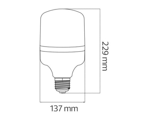 Світлодіодна лампа TORCH-50 50W E27 6400К