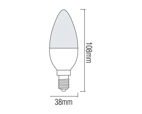 Cвітлодіодна лампа ULTRA-10 10W E14 6400К