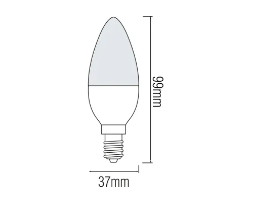 Світлодіодна лампа ULTRA-6 6W E14 3000К